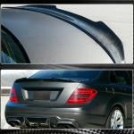 Mercedes Benz C Class W204 AMG Sedan 2007-2014 Trunk Spoiler Carbon Fiber