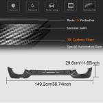 BMW 3 Series G20 320i 330i 330e M Sport Rear Bumper Diffuser Carbon Fiber/FRP
