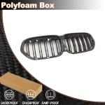Carbon fiber Front Kidney Grille Racing Grill Compatible with BMW X1 F48 F49 2016-2019 xDrive28i&sDrive28i Front Hood Grille Cover Trim Black
