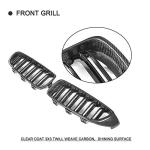 Carbon Fiber Front Center Kidney Grille Grill Replacement 2013-2018