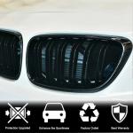 BMW 2 Series F22 F23 F87 M2 2014-2019 Dual Slats Front Grille Carbon Fiber