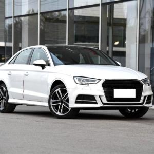 Audi S3 A3 Sline 8V.5 Sedan 2017-2020 Front Bumper Lip Carbon Fiber
