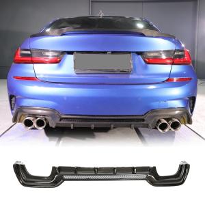 BMW 3 Series G20 320i 330i 330e M Sport 2019-2022 Rear Bumper Diffuser Carbon Fiber/FRP