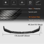BMW X3M F97 X4M F98 Pre-LCI 2019-2021 Front Bumper Lip Carbon Fiber