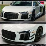 Audi R8 V10 Gen 2 4S 2016-2019 Front Bumper Lip Carbon Fiber