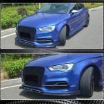 Audi S3 A3 Sline 8V Pre-facelit 2014-2016 Front Bumper Lip Carbon Fiber