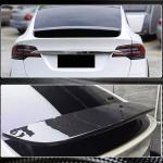Tesla Model X 2016-2023 Rear Trunk Spoiler Carbon Fiber