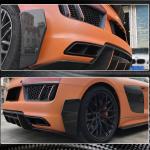 Audi R8 V10 Gen 2 4S 2016-2019 Rear Bumper Splitters Carbon Fiber
