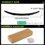 Audi A5 S5 RS5 Sportback M4 Style Dry Carbon Fiber Trunk Spoiler