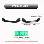Porsche 911 992 2019+ Front Bumper Splitters Dry Carbon Fiber