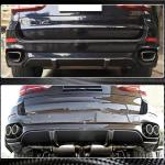 BMW X5 F15 M Sport 2014-2018 Rear Bumper Diffuser Carbon Fiber