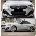 Carbon Fiber Front Bumper Air Vent Cover Compatible with BMW 2-Series G42 220i 230i 2022-2024 Fog Lamp Mesh Grill Car Accessories Factory Outlet