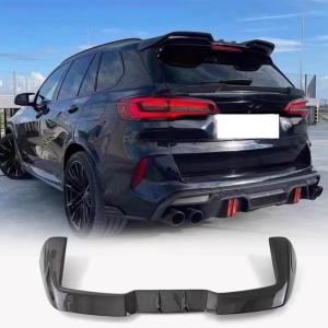 BMW X5M F95 SUV 2020-2024 Carbon Fiber Rear Trunk Roof Spoiler