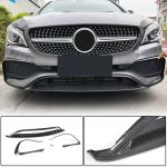 Mercedes Benz (W117) C117 CLA220 CLA250 Sport Facelift 2017-2019 Front Bumper Lip Carbon Fiber/FRP