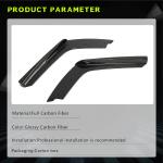 BMW 4 Series F82 M4 2013-2018 Rear Bumper Splitters Full Carbon Fiber