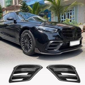 Mercedes Benz W223 S450 S500 S580 2021-2025 Carbon Fiber Carbon Front Bumper Air Vent Cover