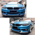 BMW 4 Series F32 Coupe 2-Door 2014-2019 Front Bumper Lip Carbon Fiber