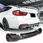 BMW 3 Series F34 M Sport GT Gran Turismo 2014-2018 Rear Bumper Diffuser Carbon Fiber