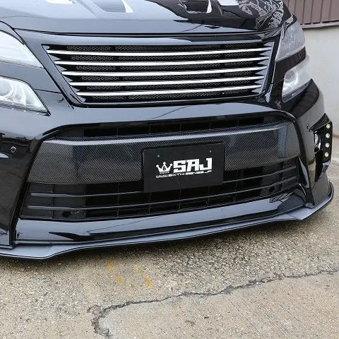 Toyota 08-15 Alphard Vellfire 20 series AH20 SS Style front lip (Can fit both OE & SS front bumper)