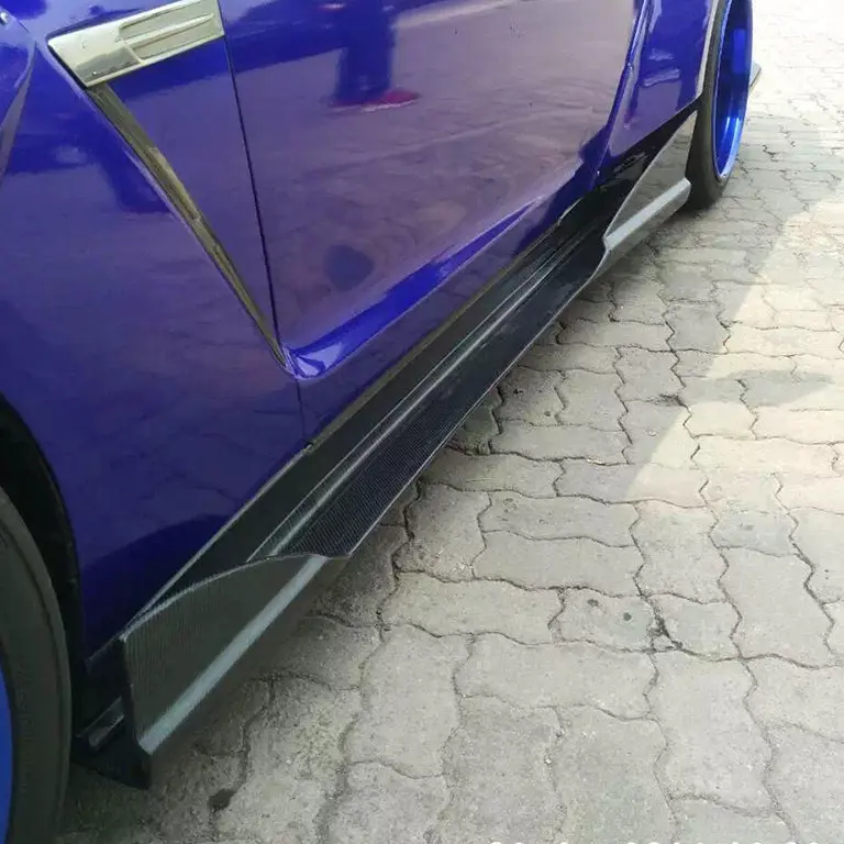 Nissan GTR R35 TP-Style Side Skirt Extension