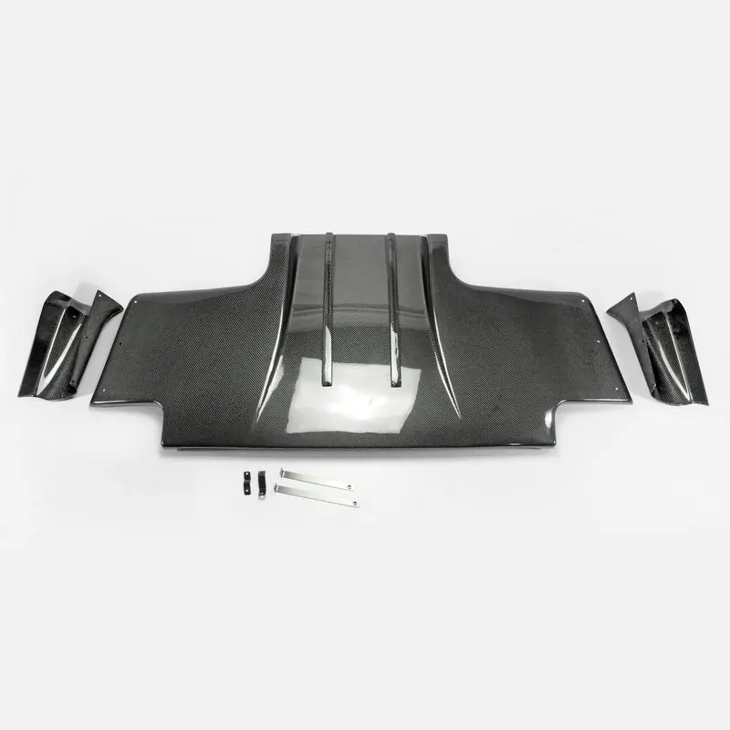 Nissan Skyline R33 GTR TS Style Type 2 Rear Diffuser w/ Metal Fitting Accessories (5pcs)