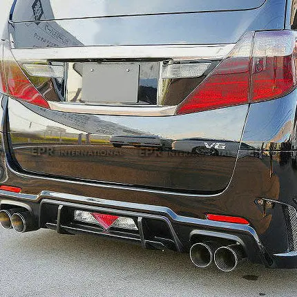 Toyota 08-15 Alphard Vellfire 20 series AH20 SS Style rear bumper