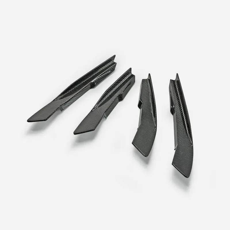 Audi RS3 S3 8V Stanceworkz Spec-LM front bumper canard 4PCs