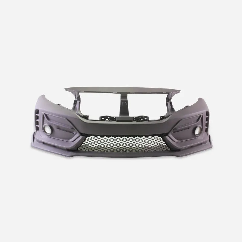Honda FK7 convert to FK8 Front Bumper with Front Lip