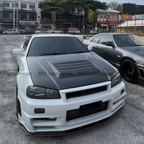 Nissan Skyline R34 GTR OEM Front Bumper Bottom Lip (Can fit GTR or GTT -GTR conversion kit)