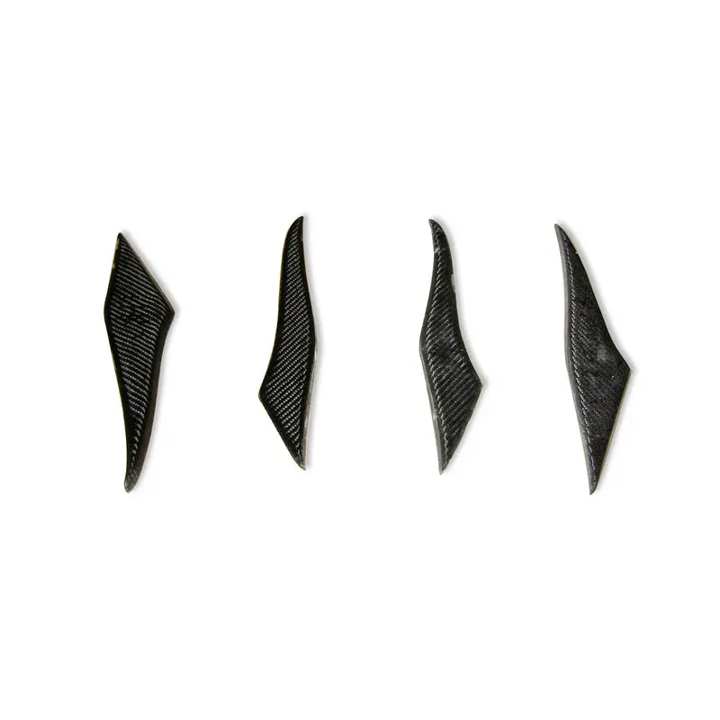 Nissan 03-08 Z33 350z TW Type front bumper canard 4pcs