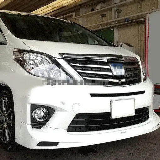 Toyota 12-14 Alphard 20 series AH20 TR Style front lip (Facelift) (For S body)