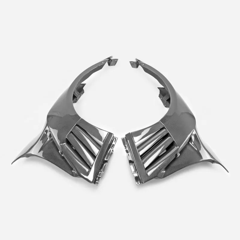 Nissan GTR R35 2013 Ver VRS Style FRP Front fender with louver fin (Inc 6 fins, side maker use F51 Fuga)