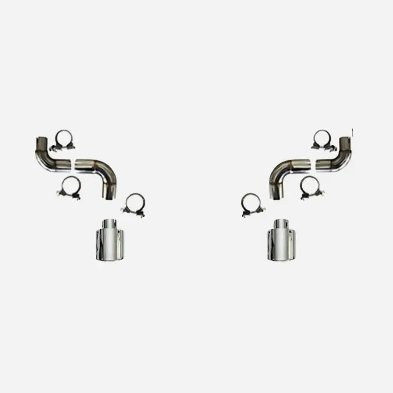 Honda Civic Gen 11 FE1 TR Type Rear exhust tip set (Double exit, platinum tip, for sedan)