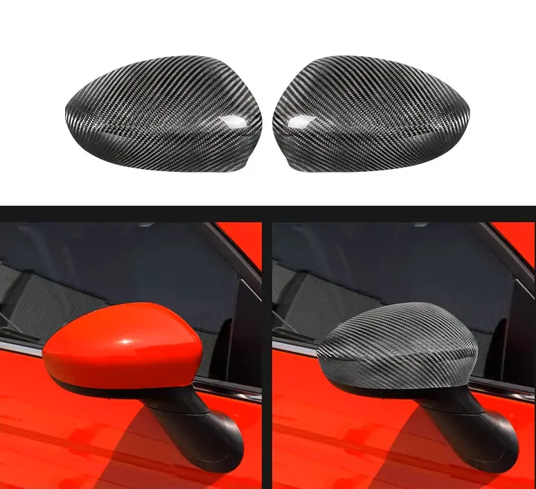 Fiat Abarth 500 595 695 2009-2024 side mirror cover (Fit both LHD & RHD)