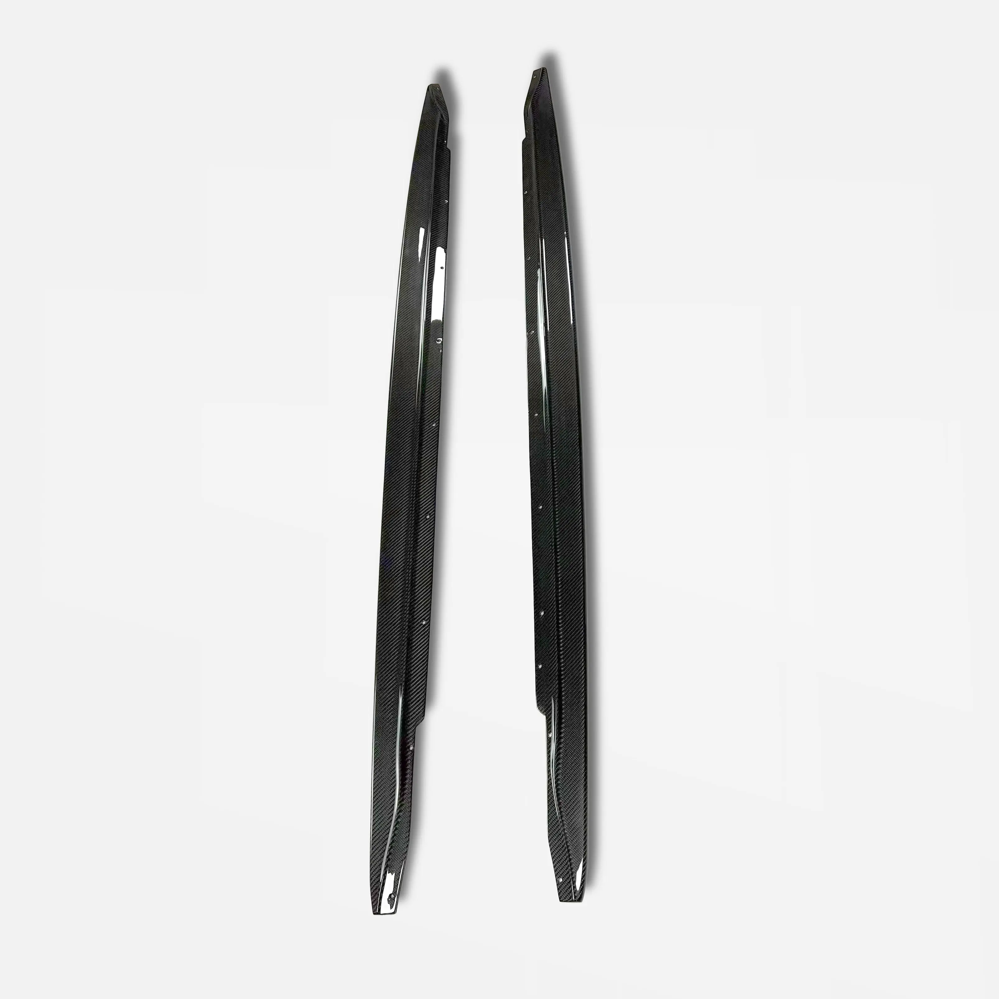 BMW M4 G82 Coupe Pre-preg carbon R Type side skirt extension