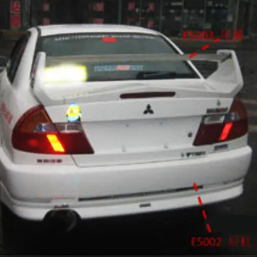 Mitsubishi 07-10 Lancer convert to EVO 5 6 wide body rear bumper