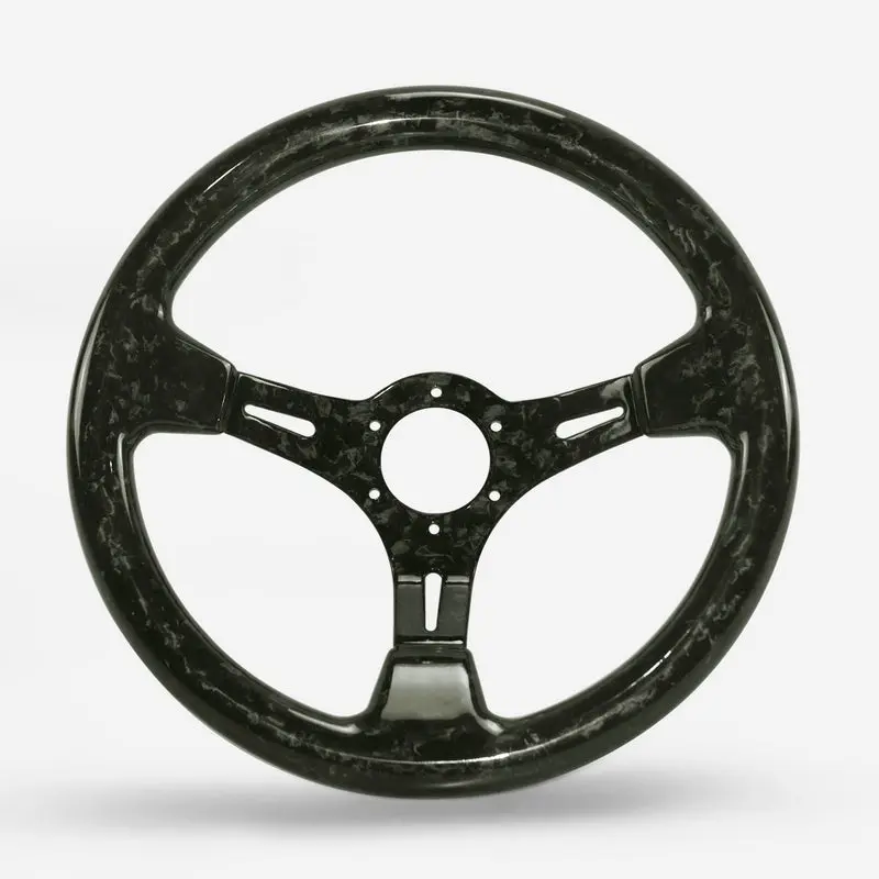 Universal R Type Steering wheel (350mm diameter, deep around 60mm, 6 bolts 70mm PCD (Same fitment with MOMO, OMP & Sparco)Sparco)