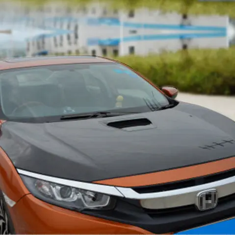 Honda Civic 10th FC 16-18 Middle Vent Style Hood