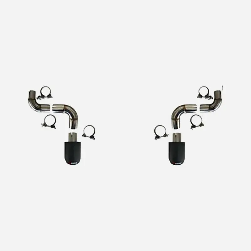 Honda Civic Gen 11 FE1 TR Type Rear exhust tip set (Double exit, carbon tip, for sedan)