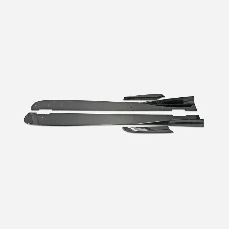 Honda 17 onwards Civic Type R FK8 VRS-W Type Large side skirt extension + air shloud 4Pcs